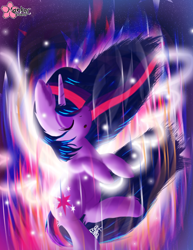 Size: 1000x1294 | Tagged: safe, artist:clouddg, derpibooru import, twilight sparkle, twilight sparkle (alicorn), alicorn, pony, eyes closed, female, mare, solo