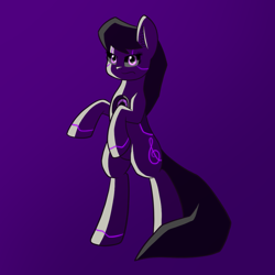 Size: 1080x1080 | Tagged: safe, artist:scramjet747, octavia melody, earth pony, pony, robot, black mane, female, gray coat, mare, robot octavia, solo