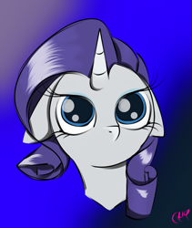 Size: 1229x1458 | Tagged: safe, artist:lux-arume, rarity, pony, unicorn, floppy ears, solo