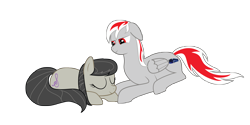 Size: 8000x4000 | Tagged: safe, artist:wsd-brony, octavia melody, oc, earth pony, pegasus, pony, simple background, sleeping, transparent background, vector