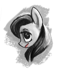 Size: 1101x1366 | Tagged: safe, artist:ehherinn, octavia melody, earth pony, pony, crossover, paperman, solo