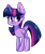 Size: 726x862 | Tagged: safe, artist:looji, derpibooru import, twilight sparkle, twilight sparkle (alicorn), alicorn, pony, female, mare, solo