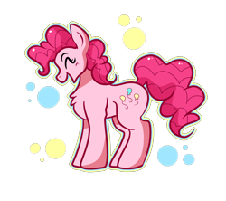 Size: 1800x1600 | Tagged: safe, artist:phobus-apollo, pinkie pie, pony, simple background, smiling, solo, transparent background