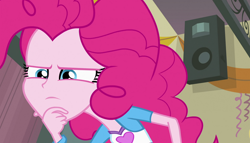 Size: 1904x1090 | Tagged: safe, screencap, pinkie pie, equestria girls, equestria girls (movie), solo, thinking