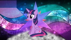 Size: 3840x2160 | Tagged: safe, artist:andoanimalia, artist:laszlvfx, derpibooru import, edit, twilight sparkle, twilight sparkle (alicorn), alicorn, pony, cloud, solo, wallpaper, wallpaper edit