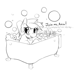 Size: 1154x1096 | Tagged: safe, artist:mewball, lyra heartstrings, bath, implied anon, nudity