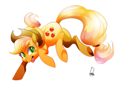 Size: 3507x2480 | Tagged: safe, artist:dormin-dim, applejack, earth pony, pony, simple background, solo, transparent background