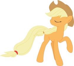 Size: 6000x5385 | Tagged: safe, artist:vulthuryol00, applejack, earth pony, pony, absurd resolution, simple background, solo, transparent background, vector