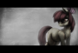 Size: 1500x1040 | Tagged: dead source, safe, artist:ventious, apple bloom, earth pony, pony, female, filly, solo, widescreen