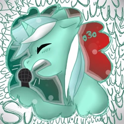 Size: 3000x3000 | Tagged: safe, artist:lyraliciouslyra, lyra heartstrings, pony, unicorn, ask, female, horn, mare, singing