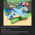 Size: 2034x2016 | Tagged: safe, anonymous artist, derpibooru import, rainbow dash, pegasus, pony, /mlp/, chest fluff, cute, derp, drawthread, drool, ear fluff, faic, female, funny, hoers, horses doing horse things, jumping, mare, miniature horse, open mouth, ponified animal photo, pool noodle, requested art, silly, silly pony, solo, tongue out, wat, wide eyes