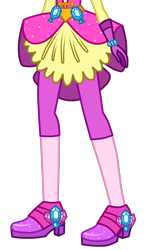 Size: 1254x2179 | Tagged: safe, artist:mixiepie, artist:teentitansfan201, edit, pinkie pie, equestria girls, legend of everfree, clothes, cropped, crystal guardian, legs, pictures of legs, shoes, simple background, solo, sparkles, super ponied up, transparent background, vector, vector edit