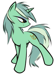 Size: 1530x2090 | Tagged: safe, artist:kejifox, artist:nitro30000, lyra heartstrings, pony, unicorn, bedroom eyes, looking back, simple background, smiling, solo, transparent background