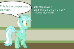 Size: 889x590 | Tagged: safe, lyra heartstrings, chalkboard, human studies101 with lyra, math, stupid