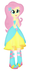 Size: 577x1384 | Tagged: safe, artist:fluttershy70, fluttershy, equestria girls, boots, cute, fall formal outfits, high heel boots, simple background, solo, transparent background