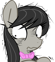 Size: 553x616 | Tagged: safe, artist:haetran, artist:reiduran, octavia melody, earth pony, pony, reaction image, simple background, solo, transparent background, vector