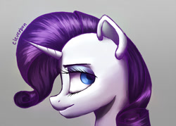 Size: 1024x732 | Tagged: safe, artist:cleverpon, rarity, pony, unicorn, looking at you, solo