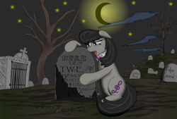 Size: 1280x867 | Tagged: safe, artist:haetran, artist:rustyhorsedrawfag, octavia melody, earth pony, pony, /mlp/, dead, death, grave, vector