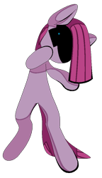 Size: 511x889 | Tagged: safe, artist:moeclere, pinkie pie, earth pony, pony, laughing, pinkamena diane pie, simple background, solo, stare, transparent background, walking