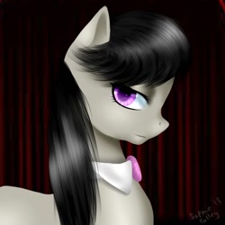 Size: 512x512 | Tagged: safe, artist:kyuniko, octavia melody, earth pony, pony, female, mare, simple background, solo