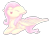 Size: 1024x780 | Tagged: safe, artist:pone-pon, fluttershy, pegasus, pony, cute, eyes closed, floppy ears, happy, open mouth, prone, shyabetes, simple background, smiling, solo, spread wings, transparent background, wings