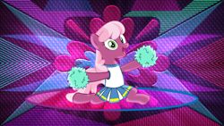 Size: 3840x2160 | Tagged: safe, artist:laszlvfx, artist:wissle, derpibooru import, edit, cheerilee, pony, cheerileeder, cheerleader, solo, wallpaper, wallpaper edit