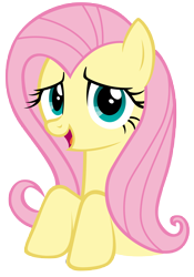 Size: 7000x10000 | Tagged: safe, artist:tardifice, fluttershy, pegasus, pony, the saddle row review, absurd resolution, cute, shyabetes, simple background, solo, transparent background, vector