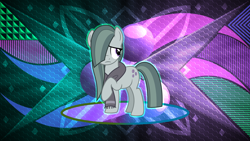 Size: 3840x2160 | Tagged: safe, artist:aeonkrow, artist:laszlvfx, derpibooru import, edit, marble pie, earth pony, pony, clothes, female, mare, scarf, solo, wallpaper, wallpaper edit