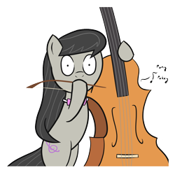 Size: 1000x1000 | Tagged: dead source, safe, artist:spaerk, octavia melody, earth pony, pony, cello, musical instrument, pony pokey, solo