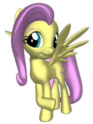 Size: 541x723 | Tagged: safe, artist:iheartdreamworks, fluttershy, pegasus, pony, pony creator, 3d, dreamworks, ponylumen