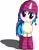 Size: 3475x4400 | Tagged: safe, artist:austiniousi, dj pon-3, vinyl scratch, pony, unicorn, cap, clothes, cute, hat, socks, solo, striped socks, vinylbetes