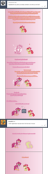 Size: 644x2338 | Tagged: safe, artist:verve, apple bloom, pinkie pie, alicorn, pony, ain't never had friends like us, alicornified, armband, ask, bloomicorn, comic, genie, headband, magic, pixel art, race swap, teleportation, transformation, tumblr