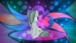 Size: 3840x2160 | Tagged: safe, artist:laszlvfx, artist:slb94, derpibooru import, edit, marble pie, pony, solo, wallpaper, wallpaper edit