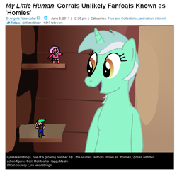 Size: 691x670 | Tagged: safe, artist:awieultra, lyra heartstrings, brony, brony stereotype, homie, human behavior, humie, lyra the pegasister, my little human, parody, pegasister