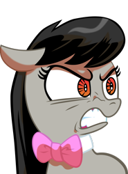 Size: 1280x1732 | Tagged: safe, artist:andypriceart, artist:haetran, idw, octavia melody, earth pony, pony, angry, comic, floppy ears, meme, rage, rage face, ragetavia, simple background, solo, transparent background, vector