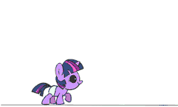 Size: 500x301 | Tagged: safe, artist:nukilik, derpibooru import, twilight sparkle, twilight sparkle (alicorn), unicorn twilight, alicorn, pony, unicorn, age progression, aging, animated, baby, baby pony, babylight sparkle, diaper, evolution, female, filly, foal, frame by frame, growing up, mare, simple background, solo, walking, white background