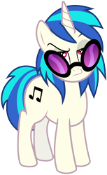 Size: 3676x6000 | Tagged: safe, artist:andypriceart, artist:masem, idw, dj pon-3, vinyl scratch, pony, unicorn, absurd resolution, comic, cutie mark, female, glasses, hooves, horn, idw showified, looking at you, mare, simple background, solo, sunglasses, transparent background, vector