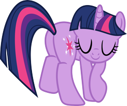 Size: 3550x2970 | Tagged: safe, artist:porygon2z, derpibooru import, twilight sparkle, unicorn twilight, unicorn, butt, plot, simple background, solo, transparent background, twibutt, vector