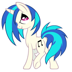 Size: 5000x5010 | Tagged: safe, artist:tzolkine, dj pon-3, vinyl scratch, pony, unicorn, absurd resolution, cutie mark, female, hooves, horn, mare, plot, simple background, smiling, solo, transparent background, vector