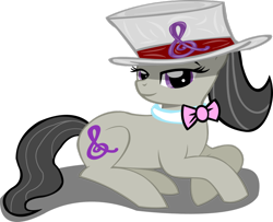 Size: 992x806 | Tagged: safe, artist:riskytheart, octavia melody, earth pony, pony, hat, simple background, solo, transparent background, vector