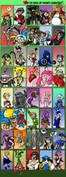 Size: 1275x3400 | Tagged: safe, artist:scruffypalmtrees, discord, pinkie pie, pony, ace attorney, avatar the last airbender, bobobo-bo bo-bobo, brave little toaster, captain amelia, class of 3000, el tigre, elesa, franky, jak, jak and daxter, kim pine, klonoa, konjiki no gash bell, legion, mass effect, megas xlr, minene uryu, mirai nikki, mordecai, one piece, pajama sam, pikmin, pokémon, radio (brave little toaster), raimundo pedrosa, raven (teen titans), regular show, roxas, sailor jupiter, sailor moon, scott pilgrim vs the world, skullgirls, sly cooper, sunny bridges, tali'zorah vas normandy, tenzin, the legend of korra, toph bei fong, total drama, total drama island, treasure planet, wallet, xiaolin showdown, zatch bell