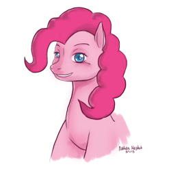 Size: 1000x1000 | Tagged: safe, artist:animatorrawgreen, pinkie pie, pony, sketch, solo