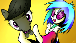 Size: 1920x1080 | Tagged: safe, artist:dori-to, dj pon-3, octavia melody, vinyl scratch, equestria girls