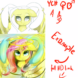 Size: 5000x5000 | Tagged: safe, artist:posionjoke, fluttershy, pegasus, pony, absurd resolution, head, solo, your character here