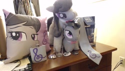 Size: 1920x1080 | Tagged: artist needed, safe, octavia melody, earth pony, pony, irl, photo, pillow, plushie