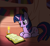 Size: 2700x2500 | Tagged: safe, artist:thegarry-d, derpibooru import, twilight sparkle, book, candle, reading, solo