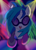 Size: 750x1047 | Tagged: dead source, safe, artist:skunkydrdz, dj pon-3, vinyl scratch, pony, unicorn, headphones, solo