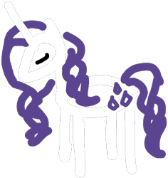Size: 680x720 | Tagged: safe, artist:xenophilie, derpibooru exclusive, rarity, pony, unicorn, 1000 hours in ms paint, eyes closed, female, majestic as fuck, mare, minimalist, modern art, quality, simple background, solo, transparent background
