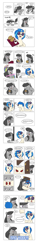 Size: 1749x11800 | Tagged: safe, artist:wherewolfs, dj pon-3, octavia melody, vinyl scratch, earth pony, pony, comic:the roomate, adventure time, blushing, comic, crying, dialogue, eating, engrish, eyes closed, female, food, fork, full comic, heart eyes, hoofbump, hug, korean, lady rainicorn, lesbian, lidded eyes, one eye closed, open mouth, pillow, red eyes, scratchtavia, shipping, sleeping, smiling, sweat, waffle, waking up, wavy mouth, wingding eyes