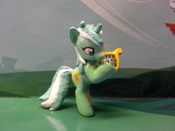 Size: 3264x2448 | Tagged: safe, artist:balthazar147, lyra heartstrings, pony, unicorn, custom, female, green coat, horn, mare, two toned mane